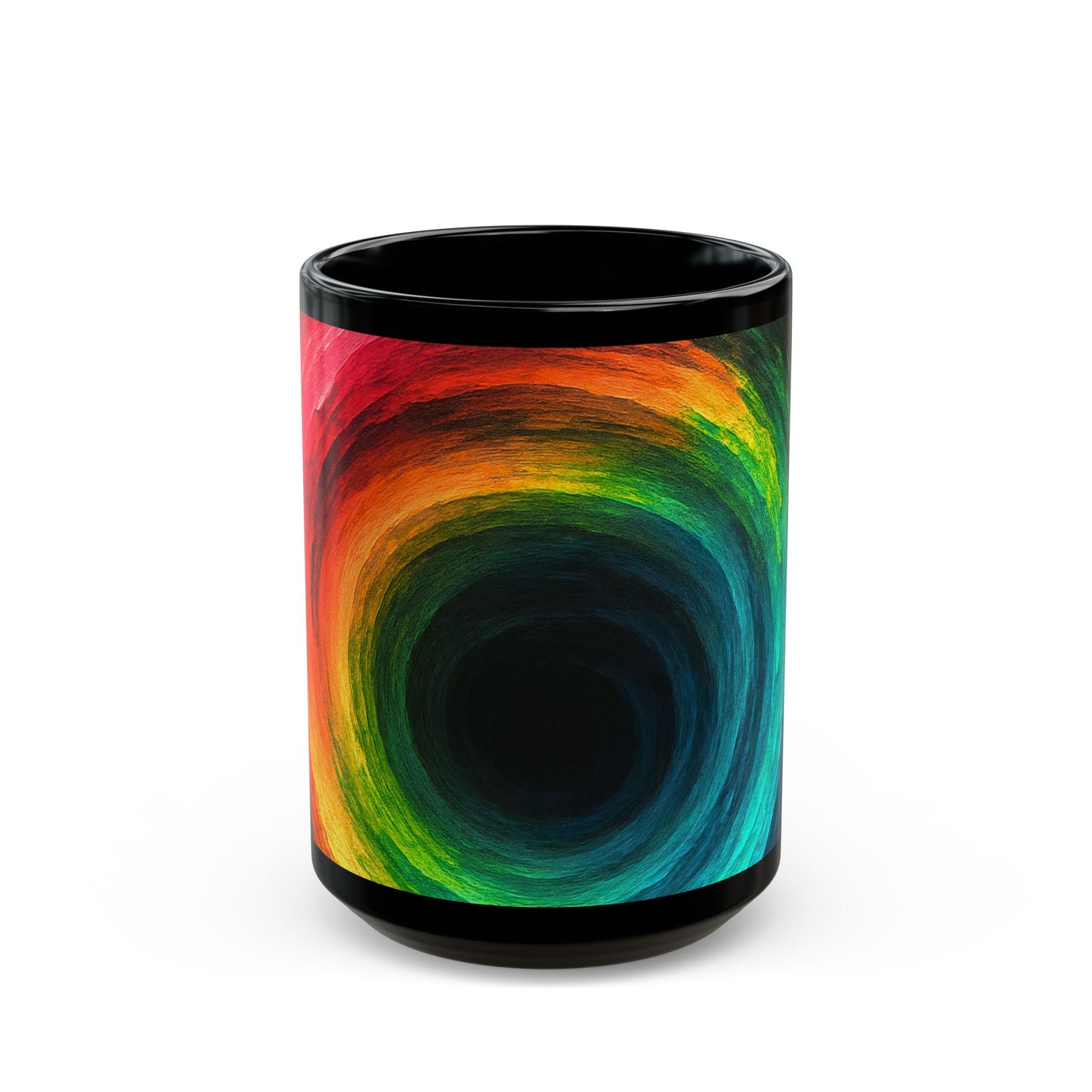 Colorful  Cyclone Coffee Mug | Unique Ceramic Cup for Art Lovers