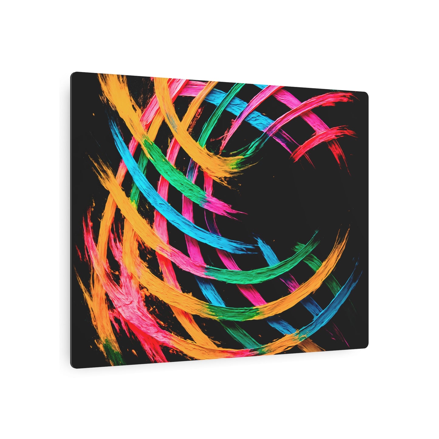 Colorful Abstract Metal Art - Weave Design