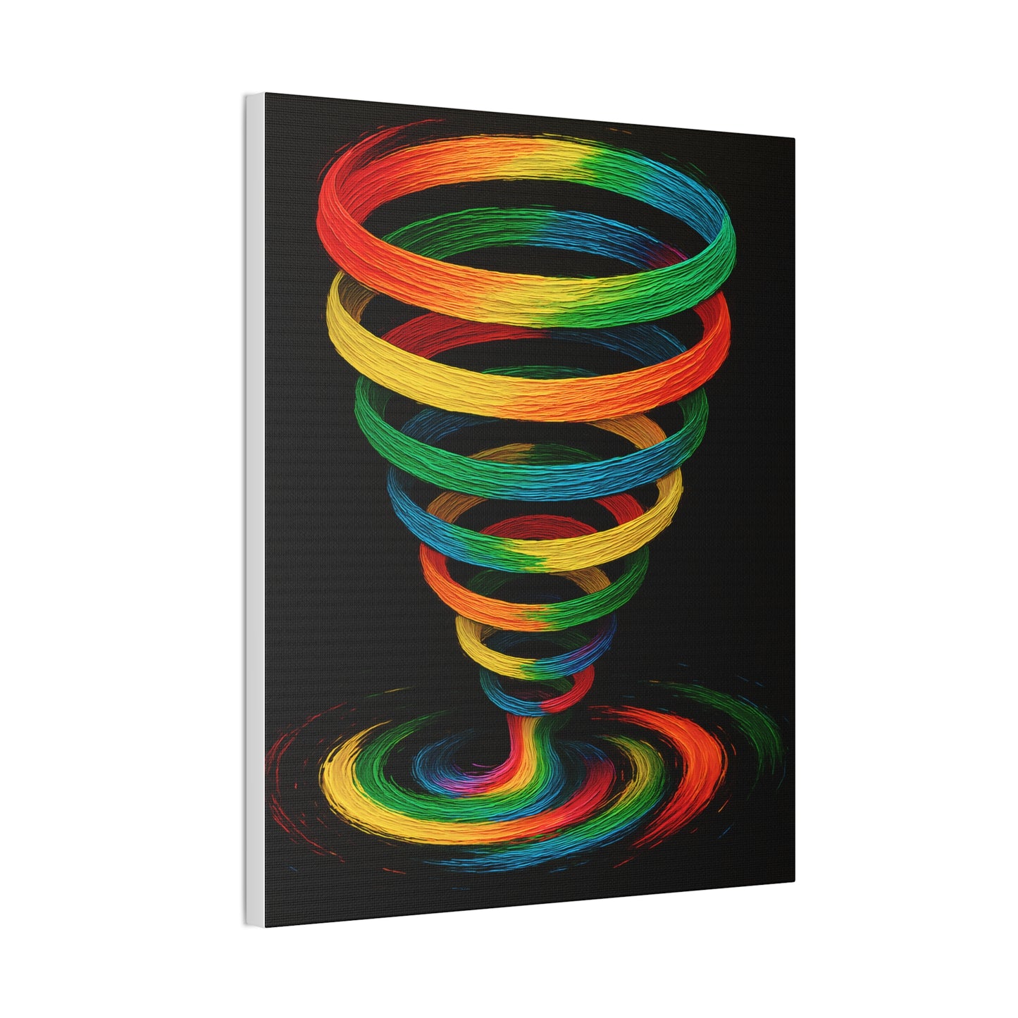 Vibrant Tornado Canvas Art - Cyclone Design