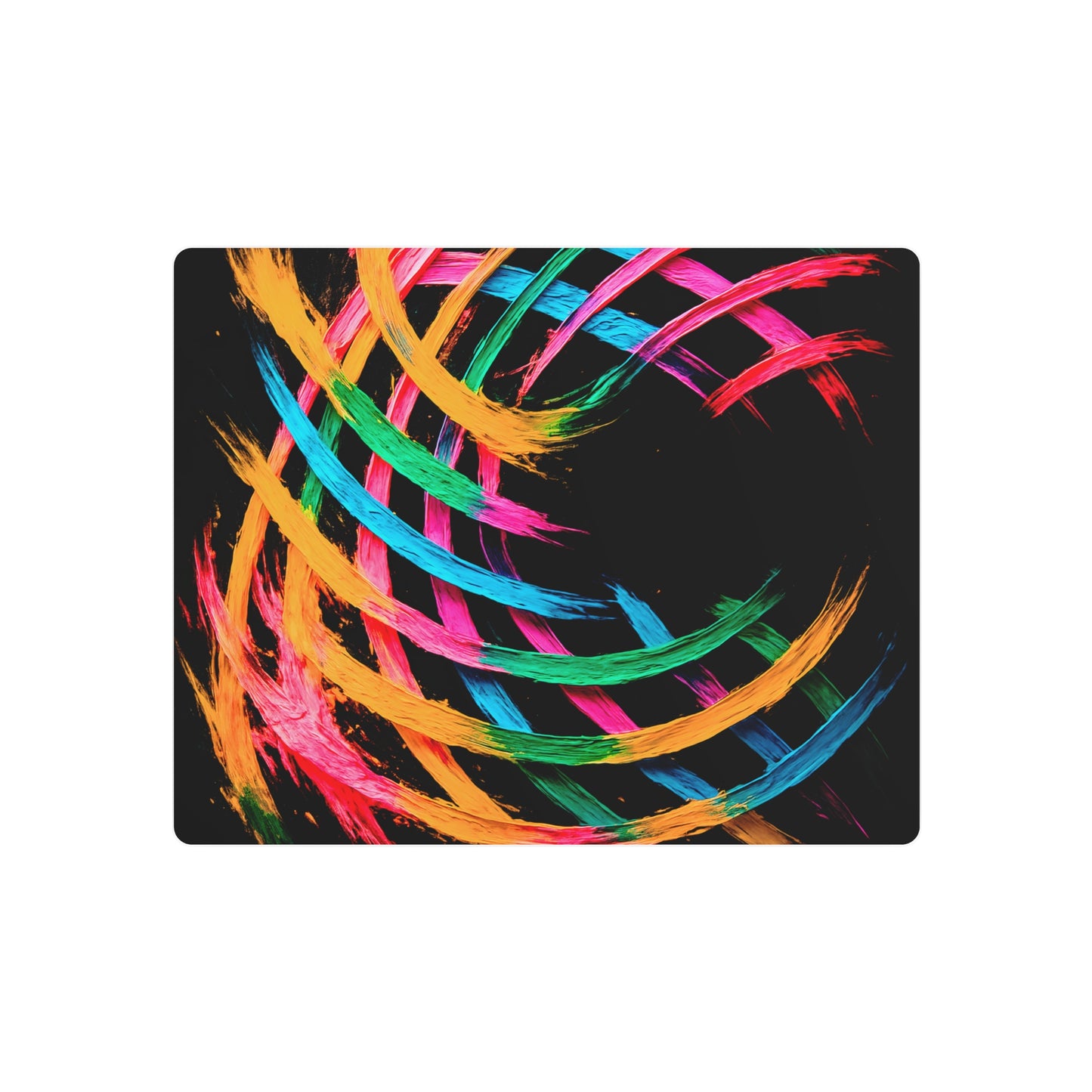 Colorful Abstract Metal Art - Weave Design
