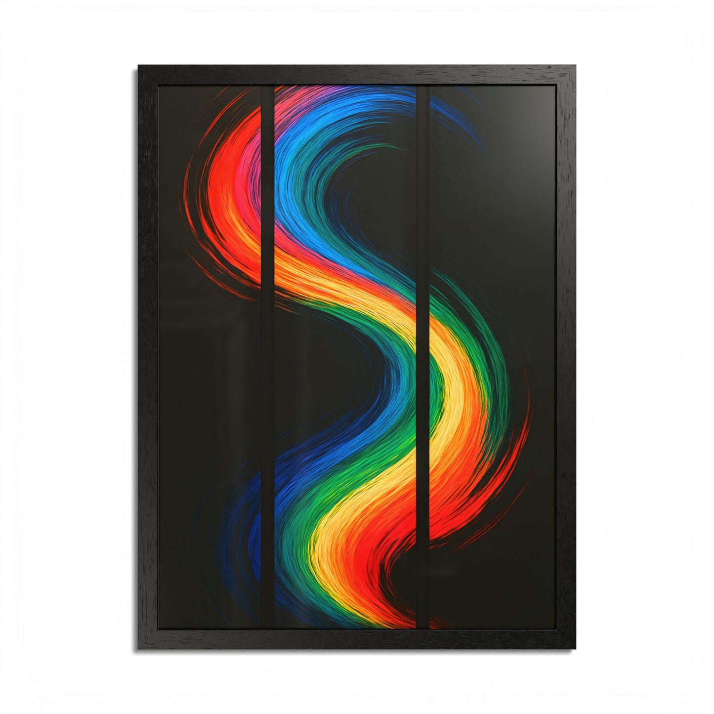 Colorful Art Print - Weave Design