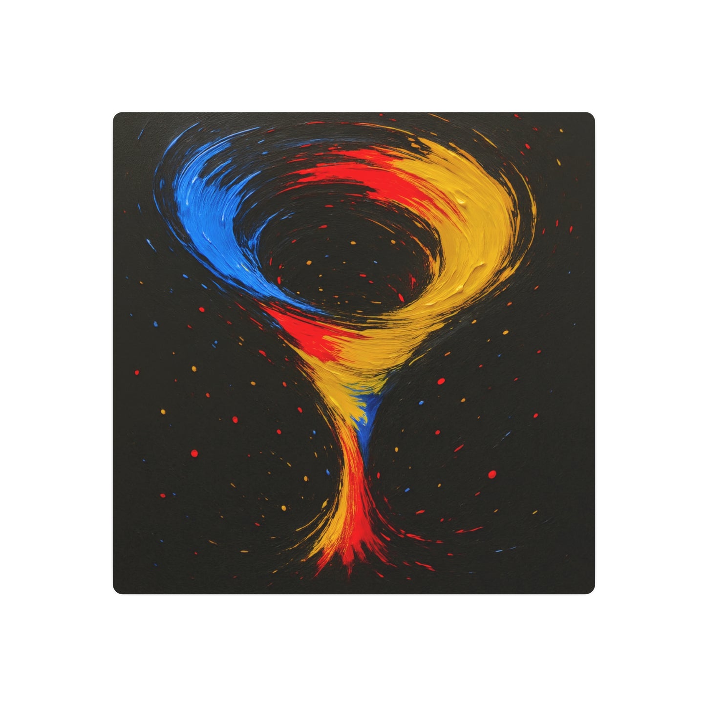 Colorful Metal Wall Art - Cyclone Design