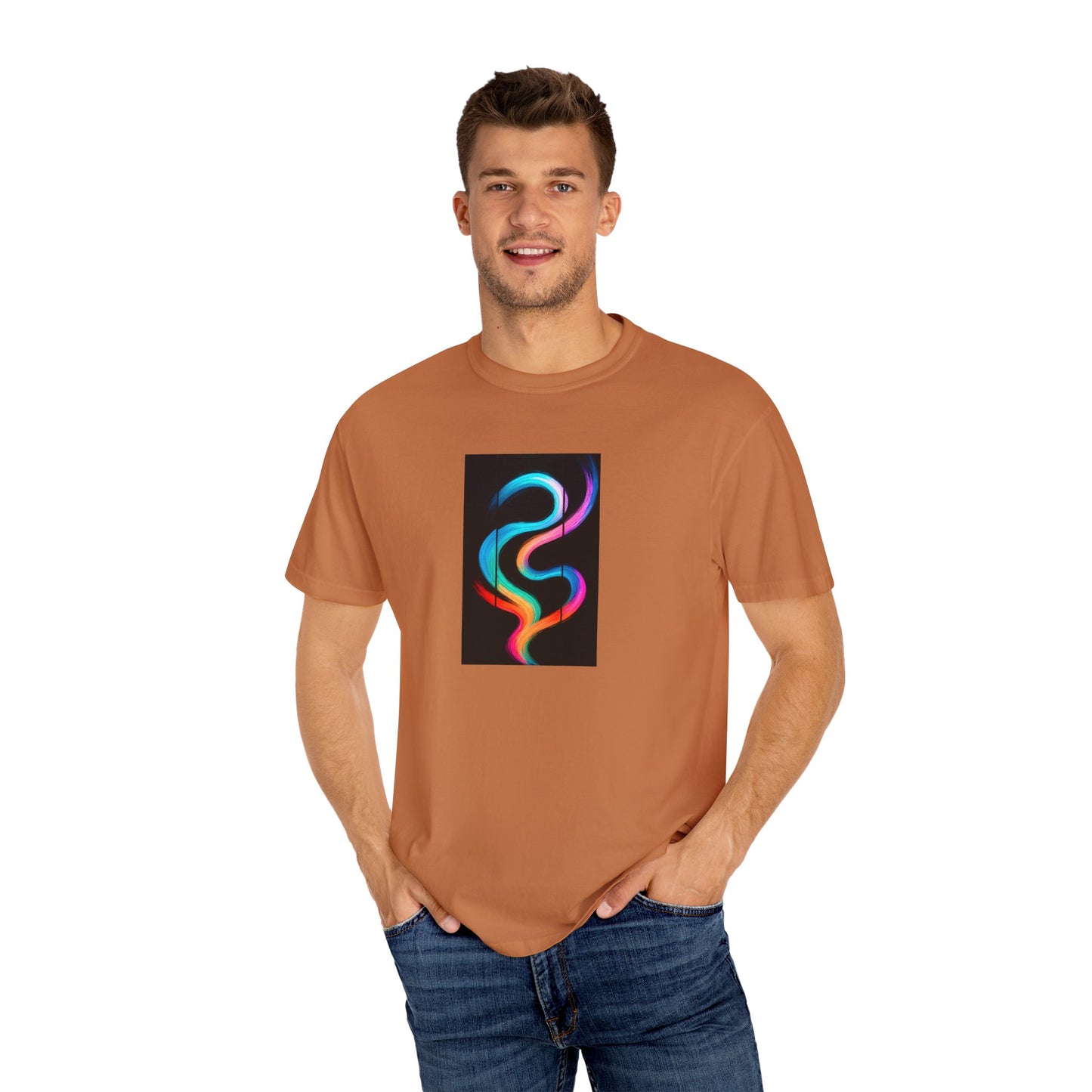 Vibrant Wave Unisex T-Shirt - Weave Design