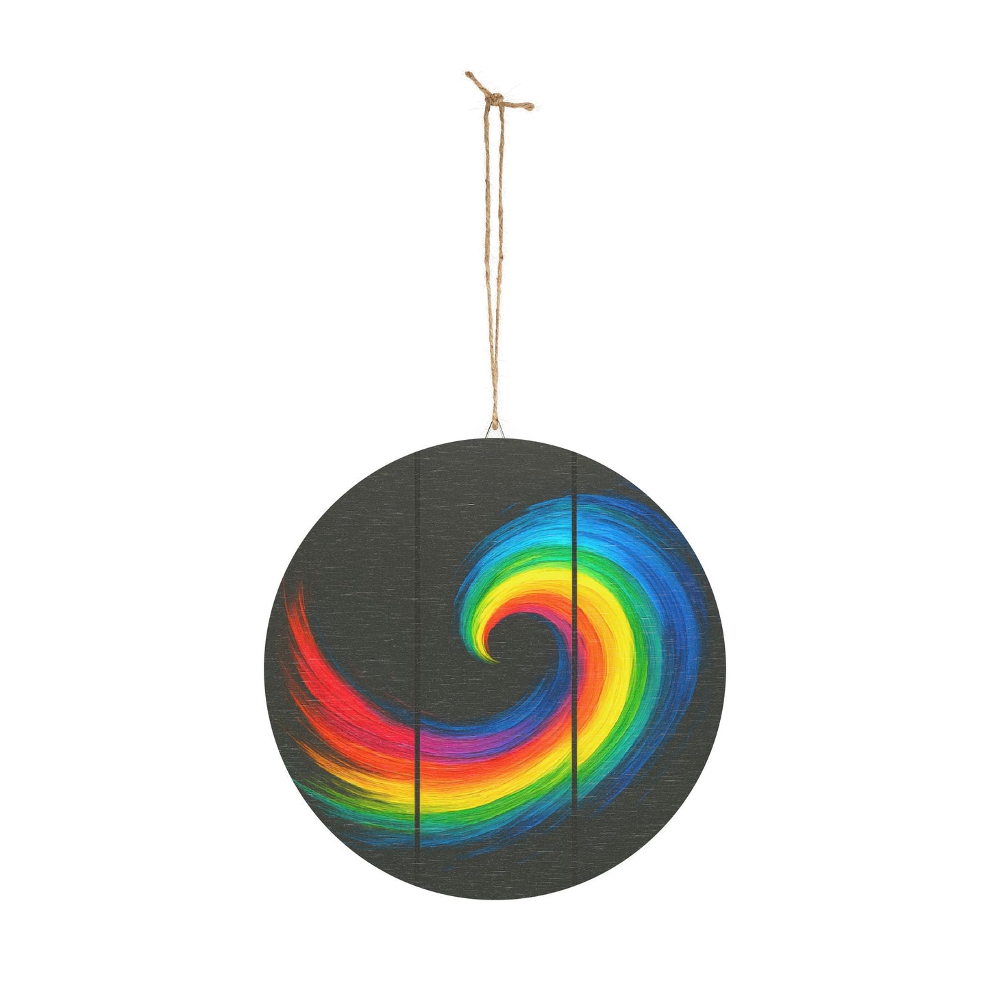 Colorful Home Decor Wood Art - Cyclone Design