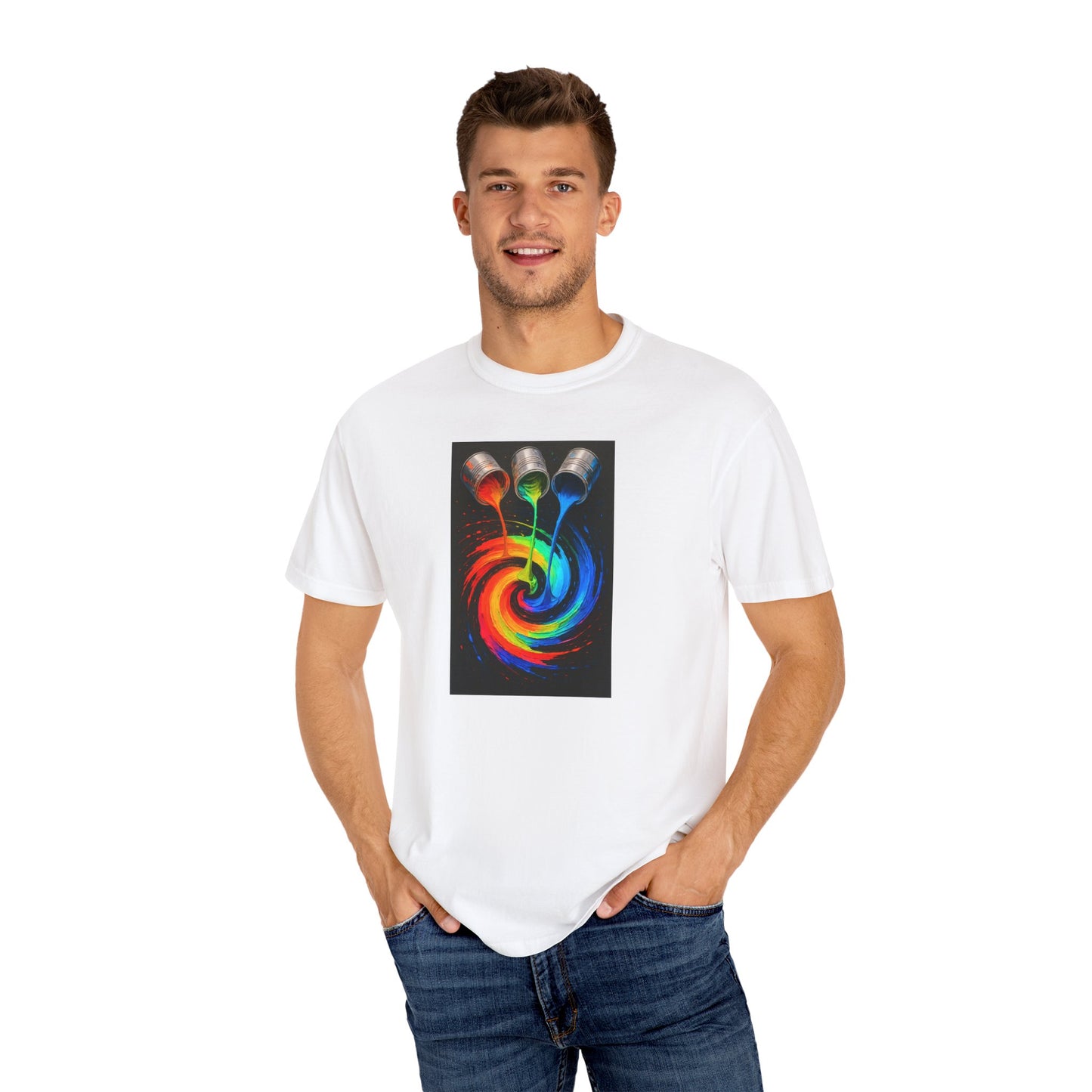 Colorful Artistic T-Shirt - Melt Design