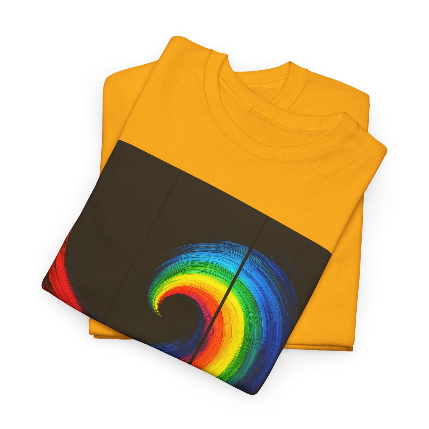 Unisex Heavy Cotton Tee - Cyclone Design