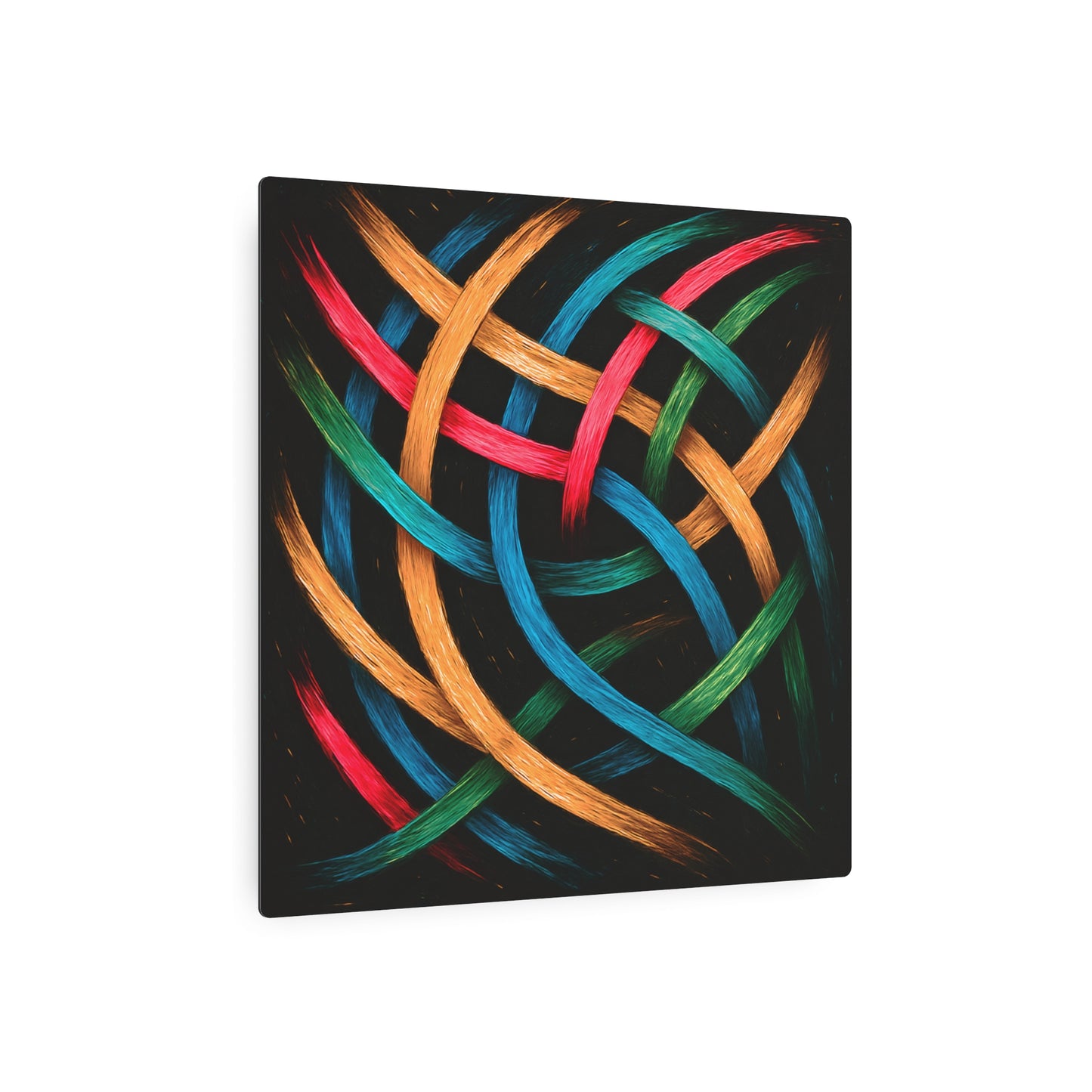 Vibrant Metal Art - Weave  Design