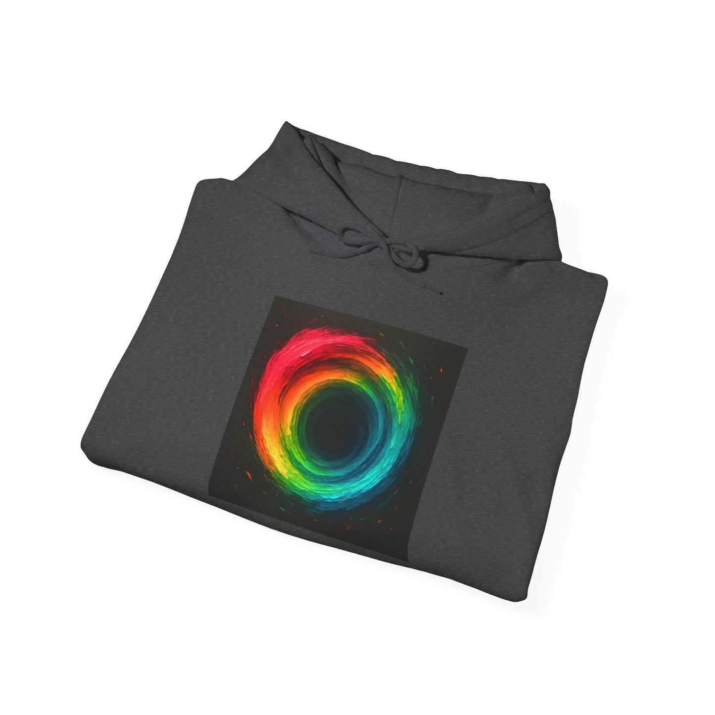 Colorful Circle Unisex Hoodie - Cyclone Design