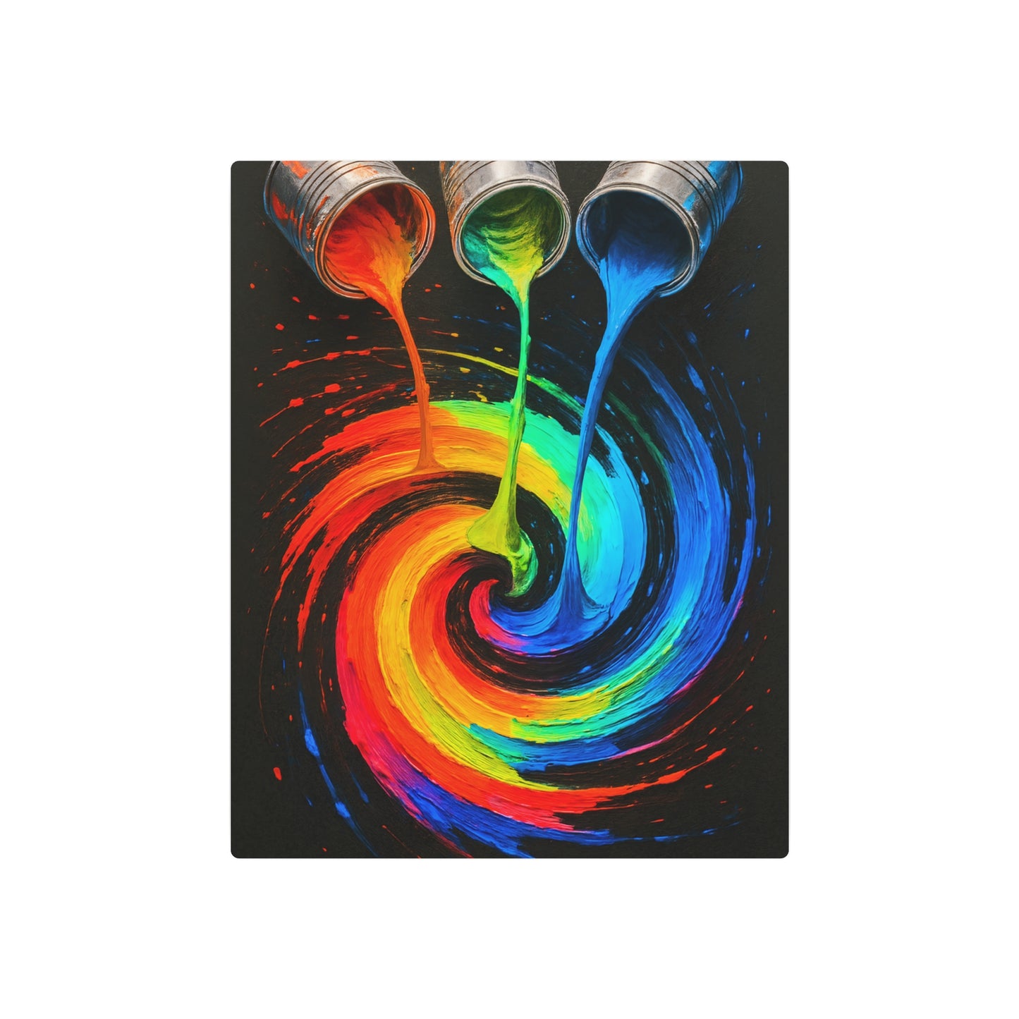 Vibrant Metal Art - Melt Design