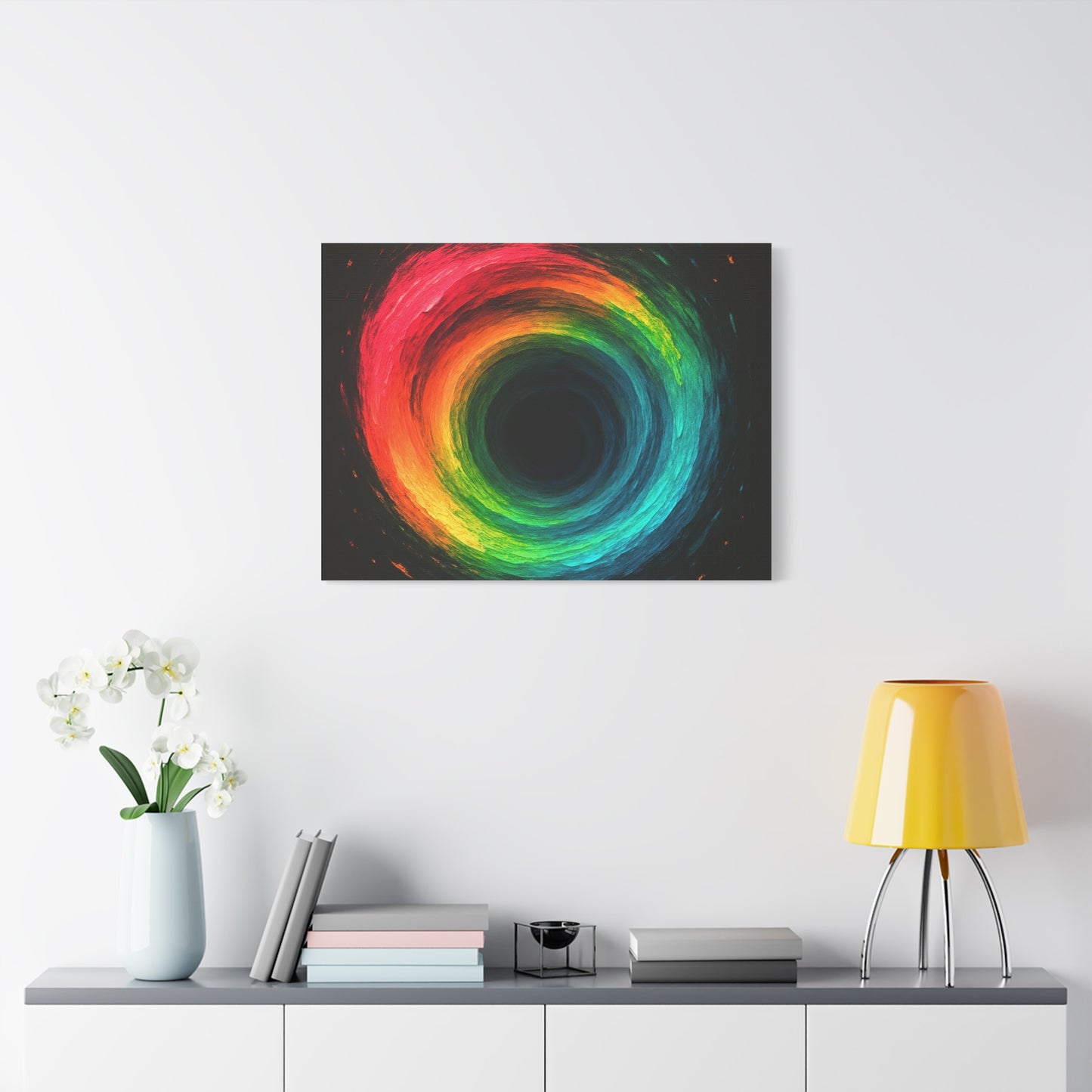 Chromatic Cyclone Matte Canvas, Stretched, 1.25"