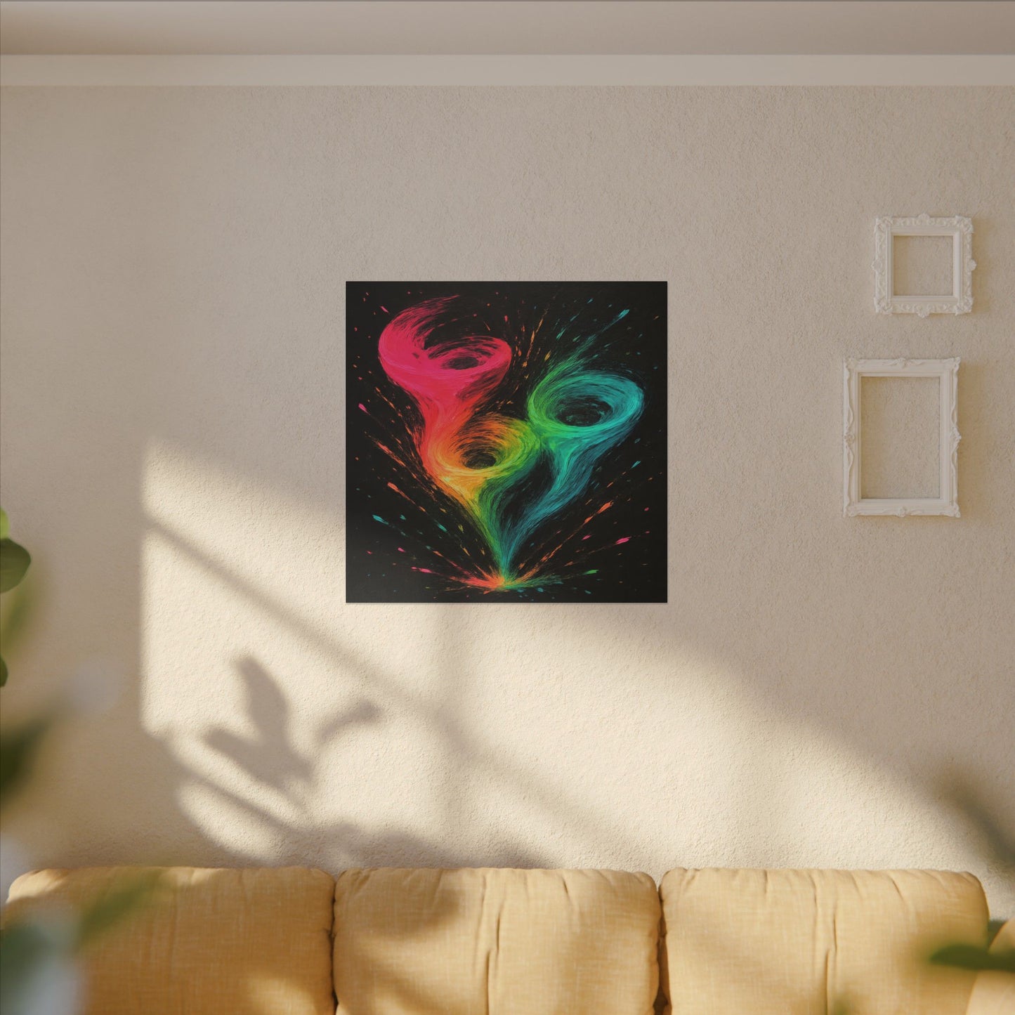 Abstract Wall Hanging Canvas Print - Cyclone Design