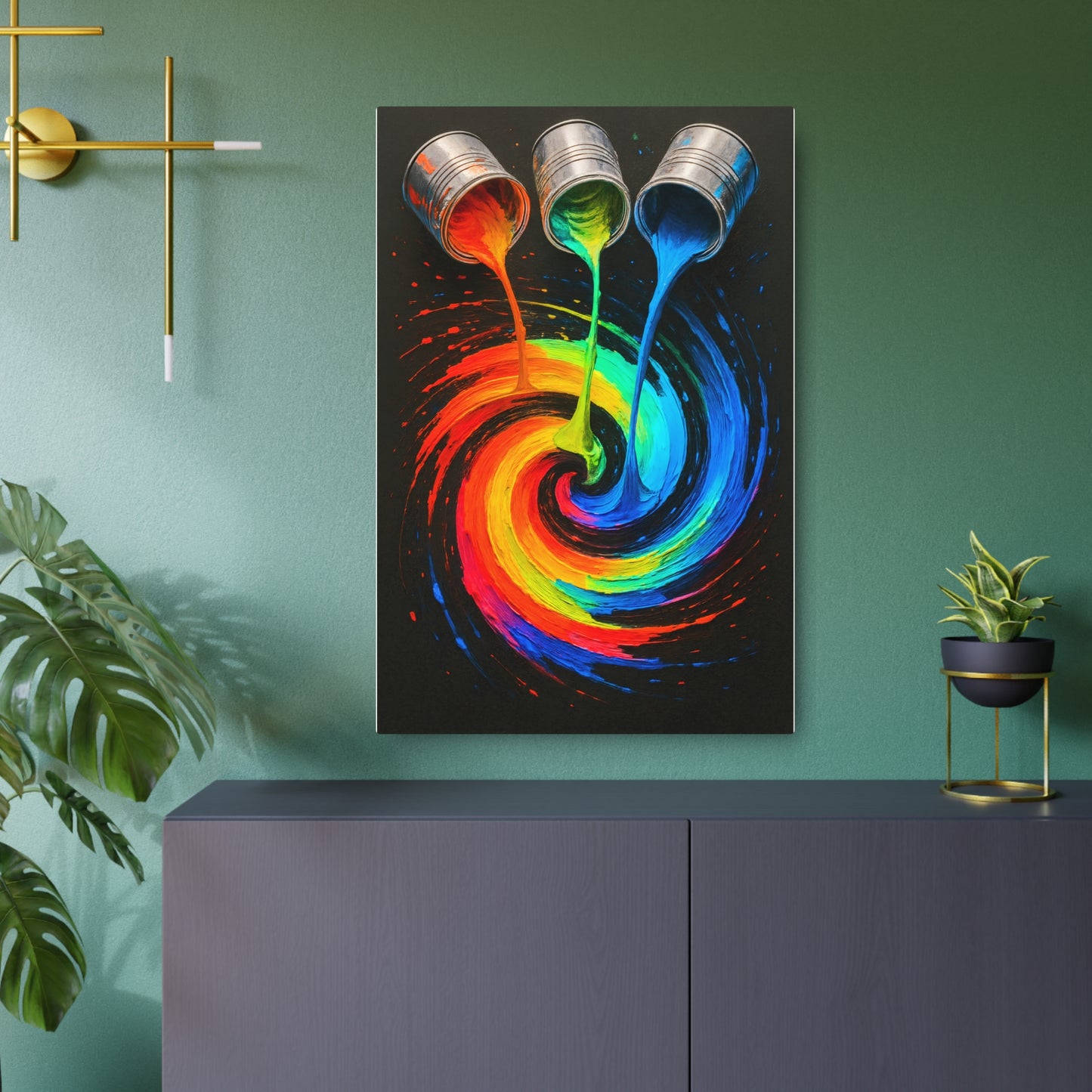 Vibrant Metal Art - Melt Design