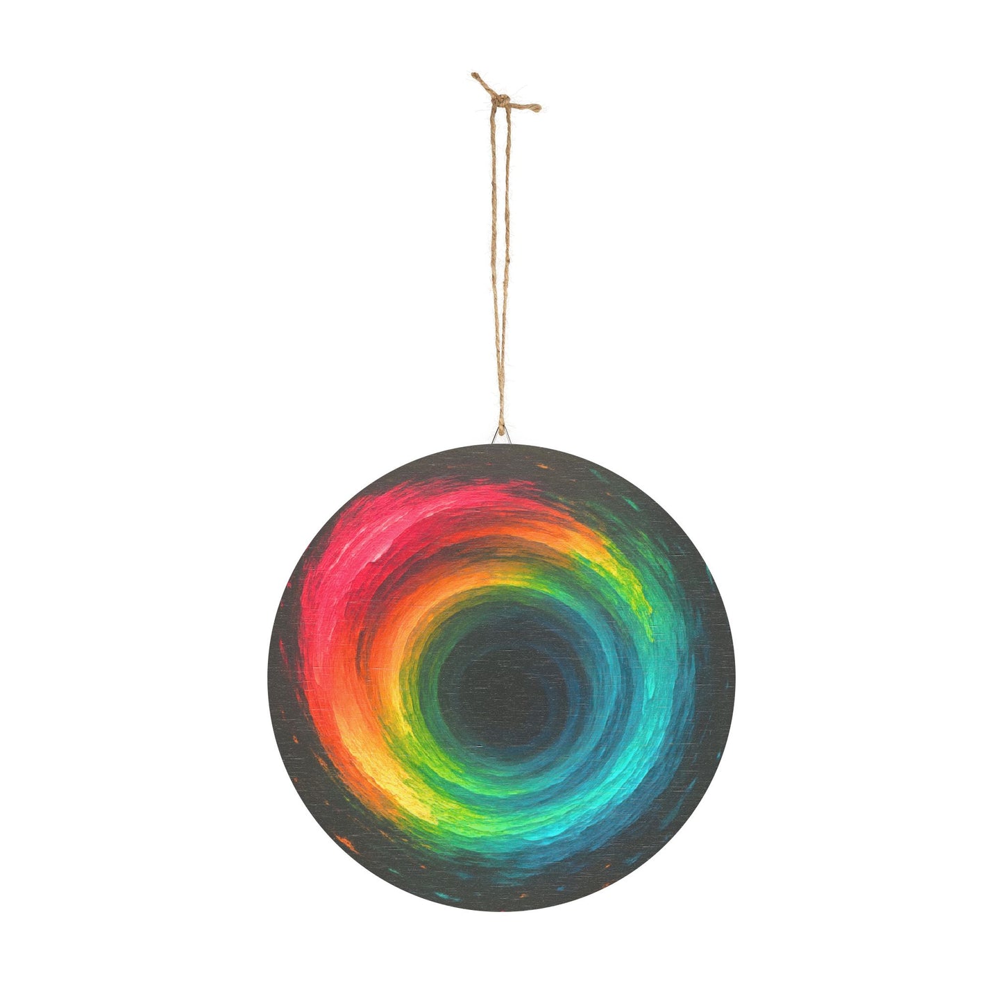 Colorful Cyclone Wood Wall Art
