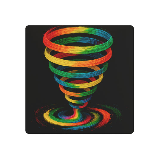 Colorful Tornado Metal  Wall Art Decor - Melt Design
