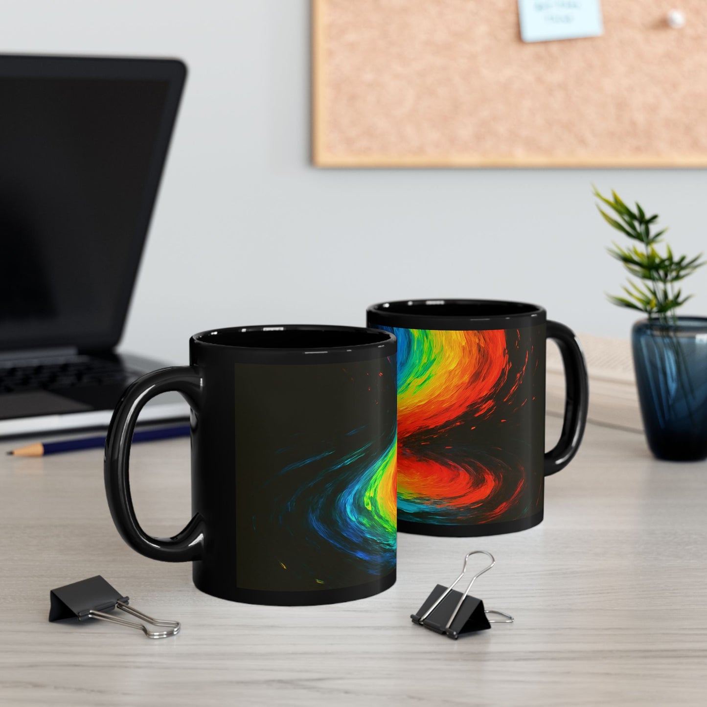 Colorful Abstract Coffee Mug - Melt Design