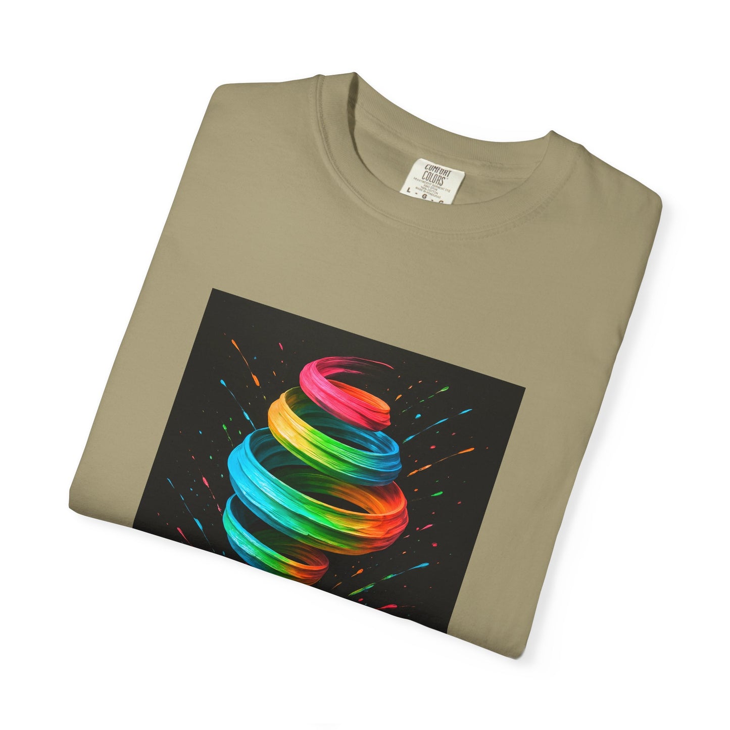 Vibrant Swirl Unisex T-Shirt - Cyclone Design