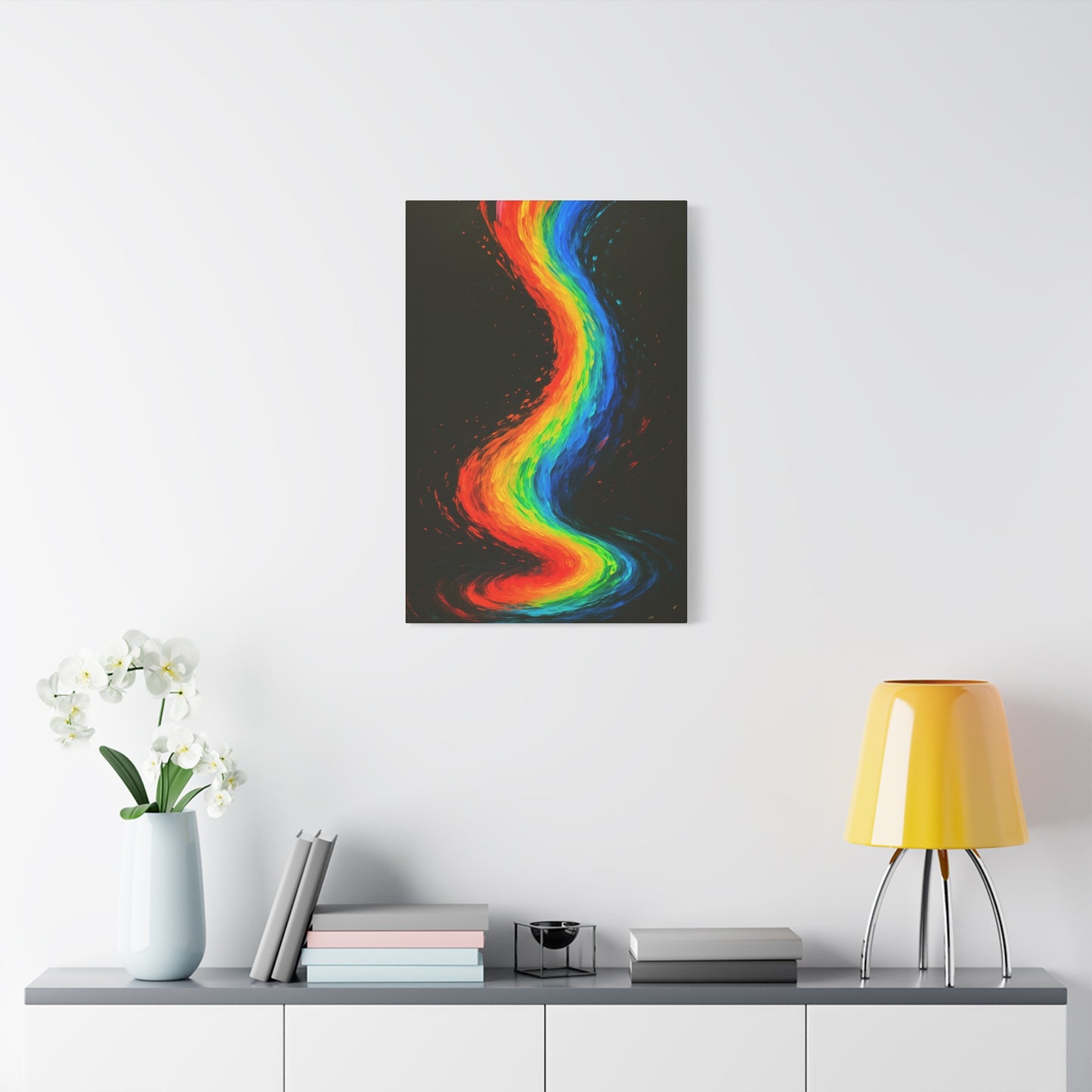 Rainbow Canvas Art Print - Melt Design