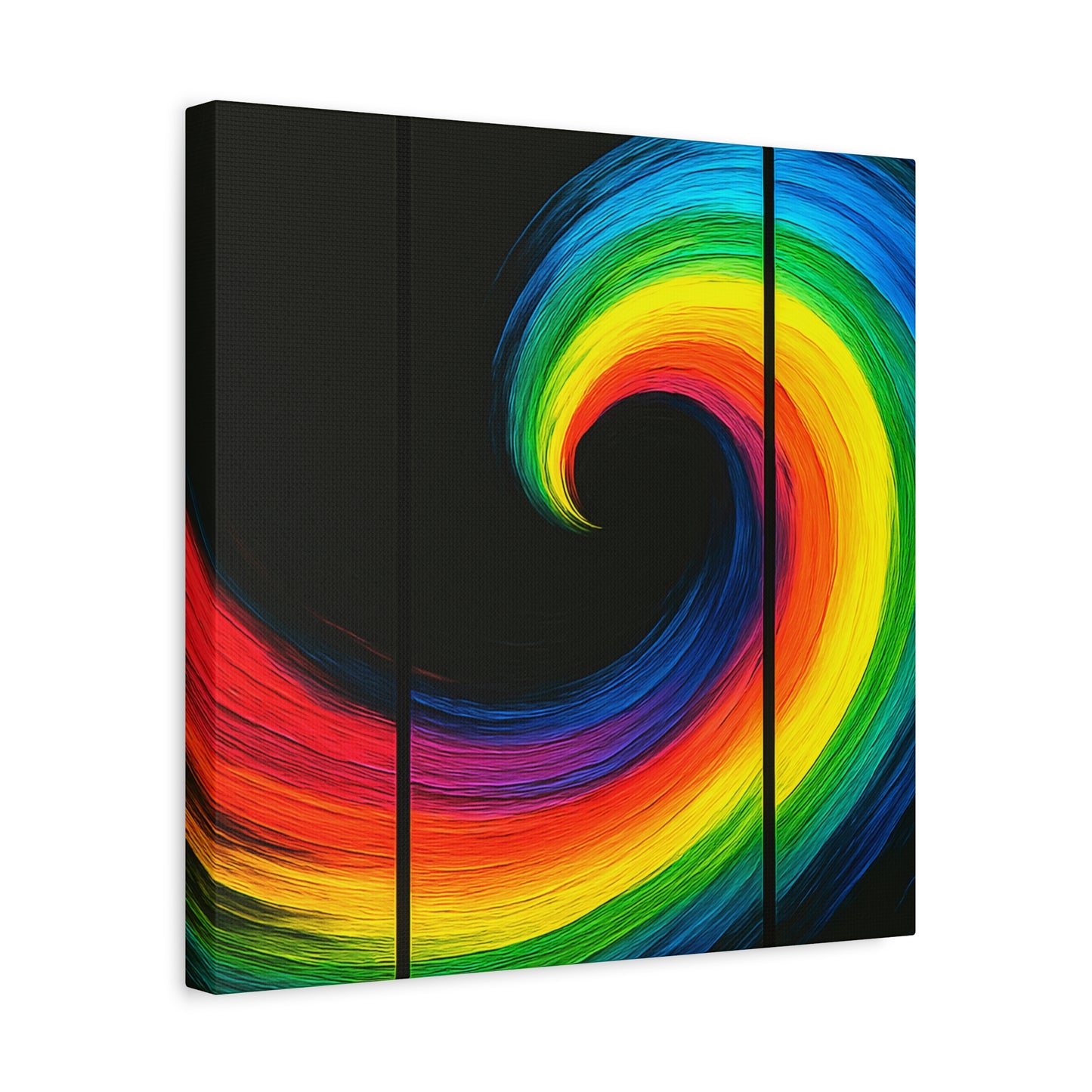 Vibrant WallArt Canvas- Cyclone Design