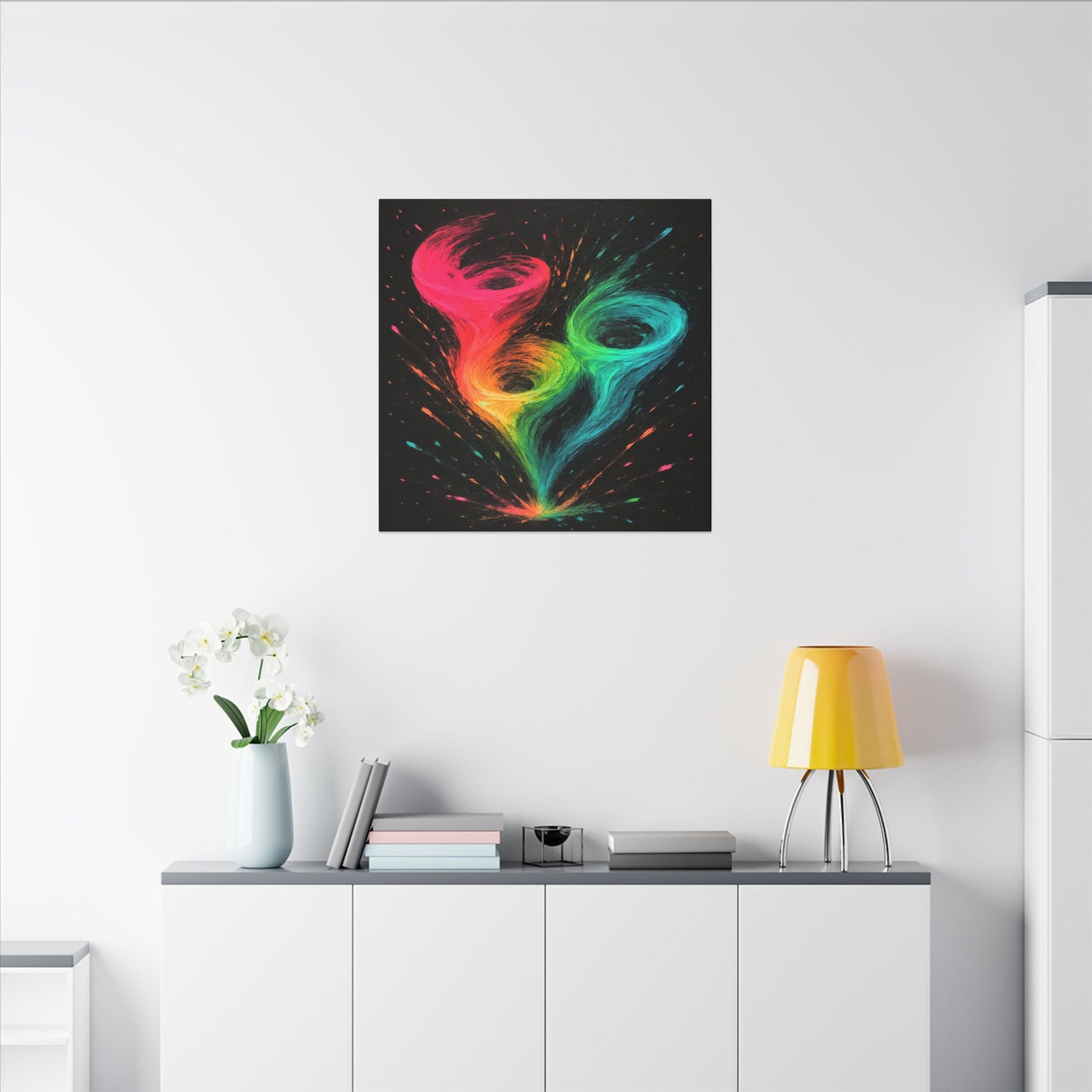 Abstract Wall Hanging Canvas Print - Cyclone Design