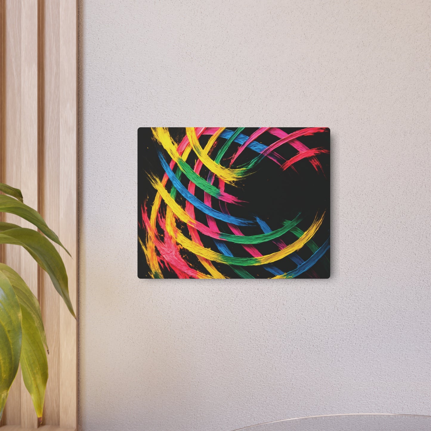 Weave Art Metal Print