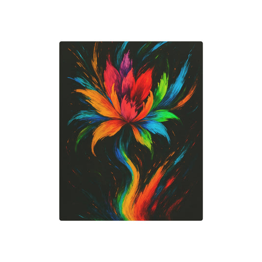 Vibrant Lotus Metal Art for Home Decor - Melt Design