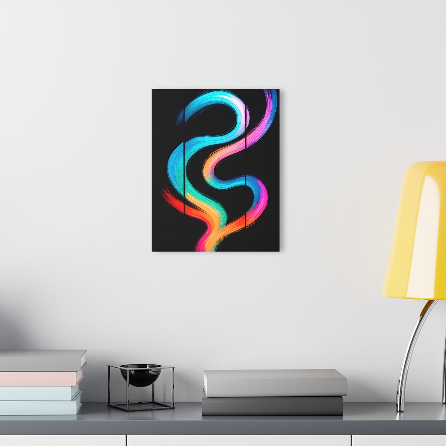 Modern Home Acrylic Wall Art Print - Weave Design